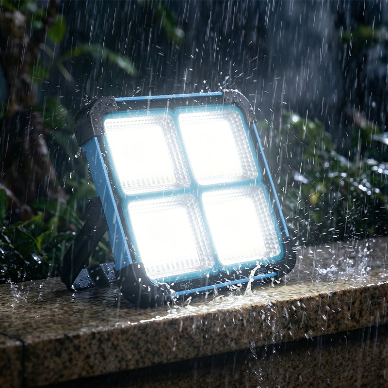 Solar Rechargeable LED Work Light - 288 Super Bright 5730 Beads Floodlight