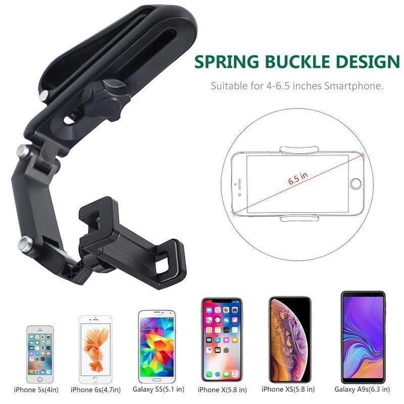 📱HOT SALE-🔥New 1080° Multi-function Sun Visor Universal 360 Degree Rotating Phone Holder✨