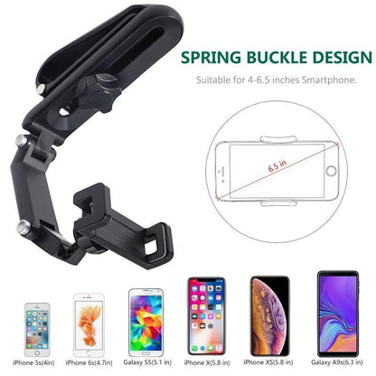 📱HOT SALE-🔥New 1080° Multi-function Sun Visor Universal 360 Degree Rotating Phone Holder✨
