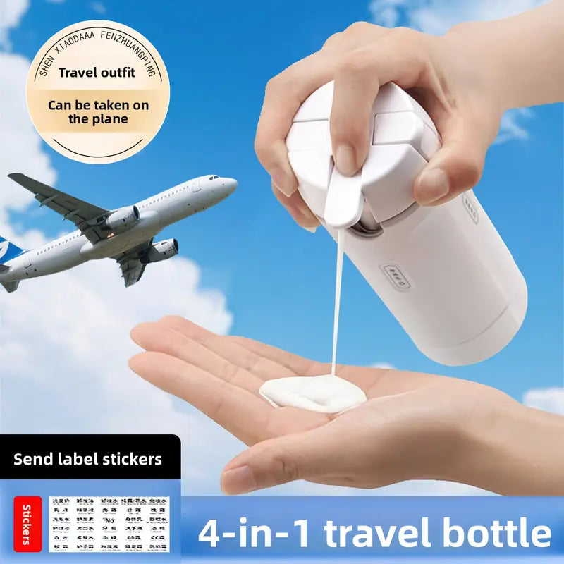 4-in-1 Travel Dispenser Bottle