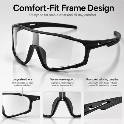 ☀️UV400 Photochromic Polarized Safety Glasses