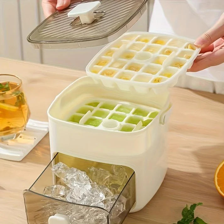 48-Cube Double Layer Portable Countertop Ice Maker