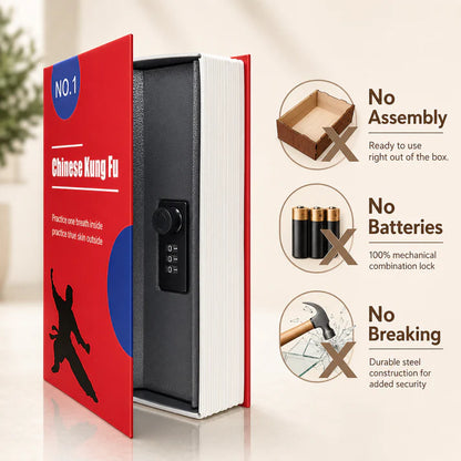 Book Shaped Security Lock Box