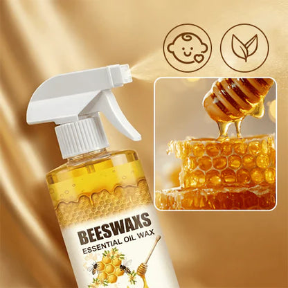 Natural Beeswax Floor Polish Spray for Wood Shine Protection