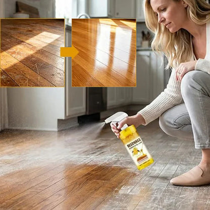 Natural Beeswax Floor Polish Spray for Wood Shine Protection