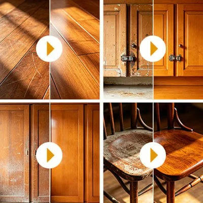 Natural Beeswax Floor Polish Spray for Wood Shine Protection