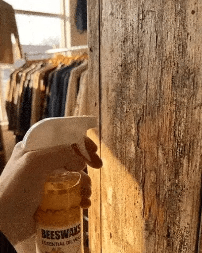 Natural Beeswax Floor Polish Spray for Wood Shine Protection