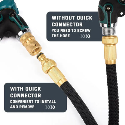 Solid Brass Garden Hose Quick Connector