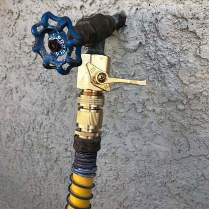 Solid Brass Garden Hose Quick Connector