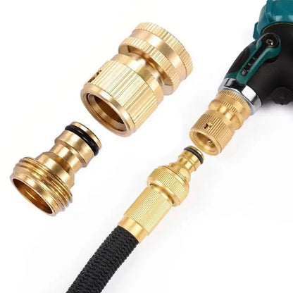 Solid Brass Garden Hose Quick Connector