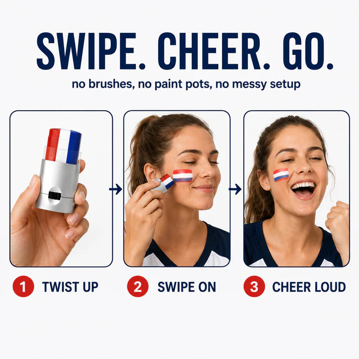 Flag Face Paint