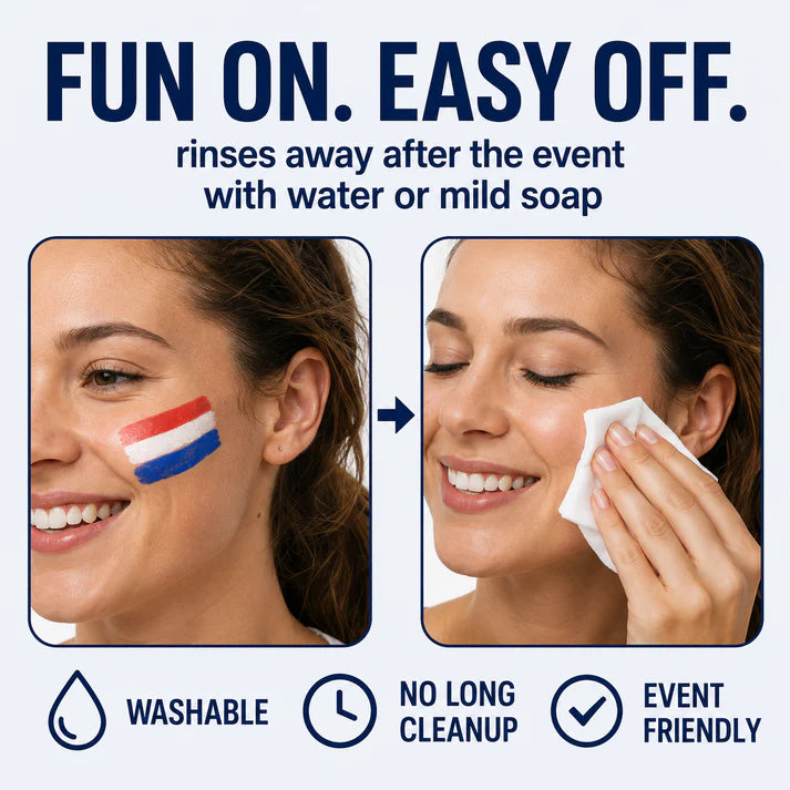 Flag Face Paint