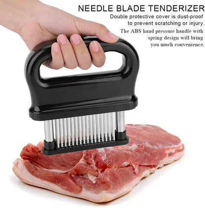 Meat Tenderizer Tool Heavy Duty 48 Stainless Steel Ultra Sharp Needle Blades