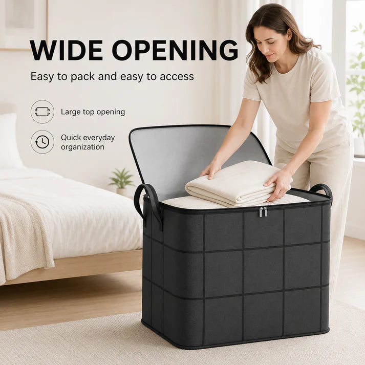 Spacious Storage Bag for Quilts, Bedding & Clothes
