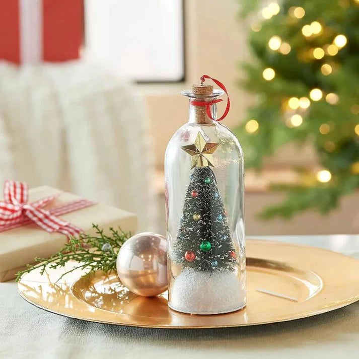 Mr. Christmas 8" Recordable Christmas Tree Message In A Bottle