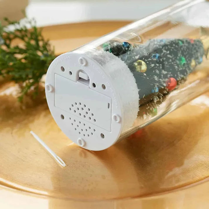 Mr. Christmas 8" Recordable Christmas Tree Message In A Bottle