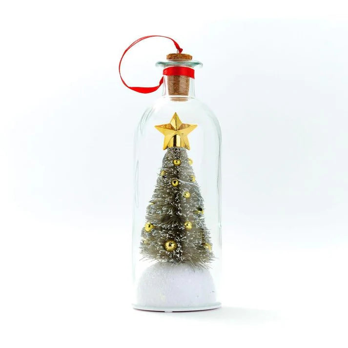 Mr. Christmas 8" Recordable Christmas Tree Message In A Bottle