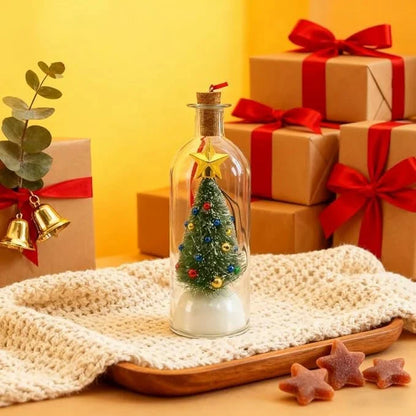 Mr. Christmas 8" Recordable Christmas Tree Message In A Bottle