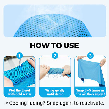 Absorbent Cooling Towel, Can Be Used Anytime, Anywhere!