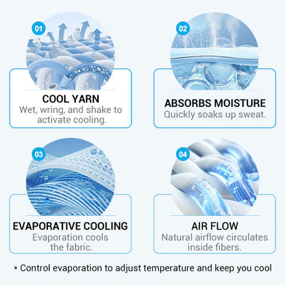 Absorbent Cooling Towel, Can Be Used Anytime, Anywhere!