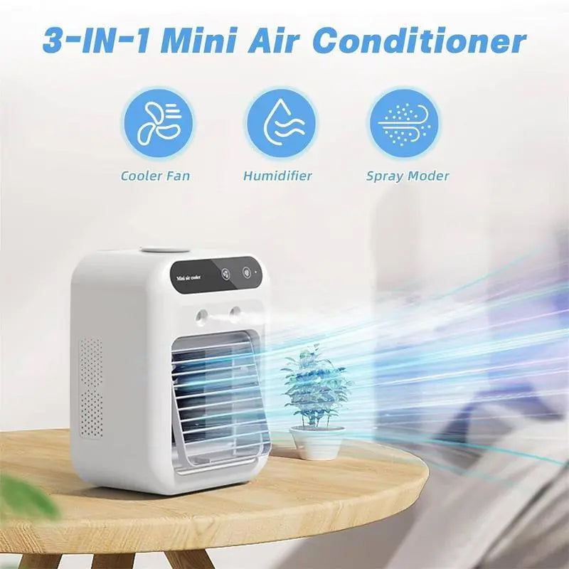 Portable Air Conditioners, 3-In-1 Cooling Fan with 2-Speed Mist Fan