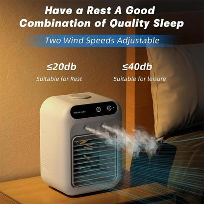 Portable Air Conditioners, 3-In-1 Cooling Fan with 2-Speed Mist Fan