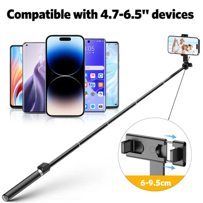 6-in-1 Selfie Stick Tripod with Fill Light