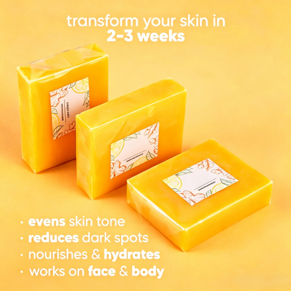 Lemon Turmeric & Kojic Acid Brightening Soap