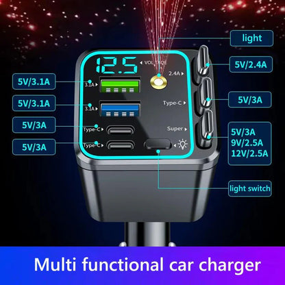 7-in-1 Retractable Car Charger