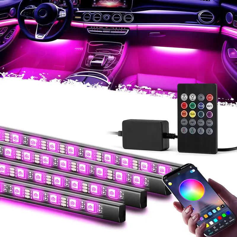 RGB Car Interior LED Strip Lights