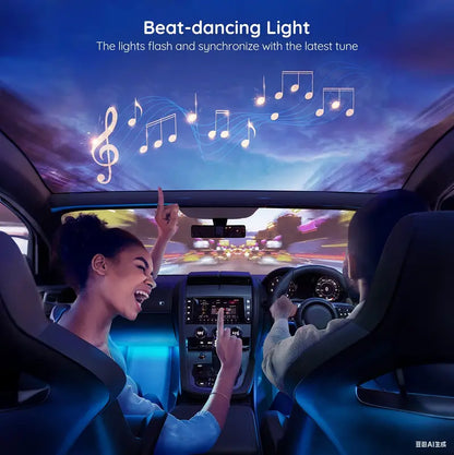RGB Car Interior LED Strip Lights