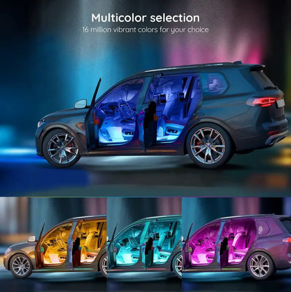 RGB Car Interior LED Strip Lights
