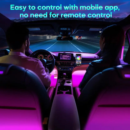 RGB Car Interior LED Strip Lights