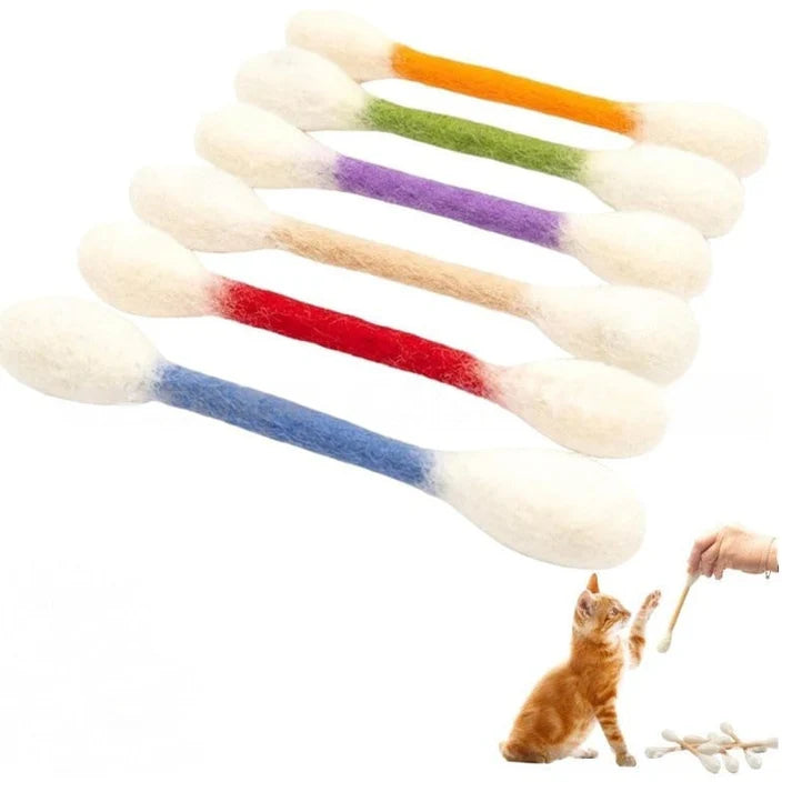 6 Pack Large Catnip Swab Interactive Toys for Indoor Cats