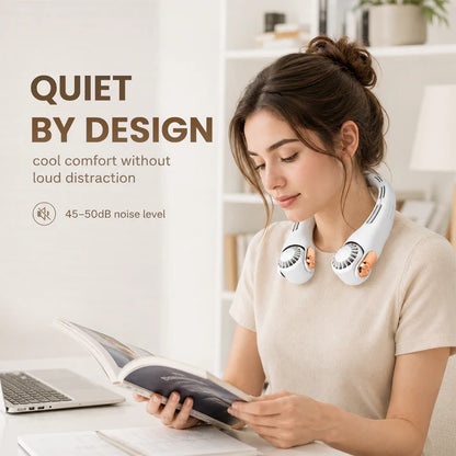 Portable Neck Fan - 3-Sec Instant Cooling
