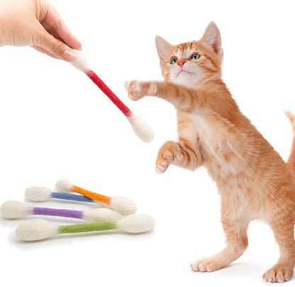 6 Pack Large Catnip Swab Interactive Toys for Indoor Cats