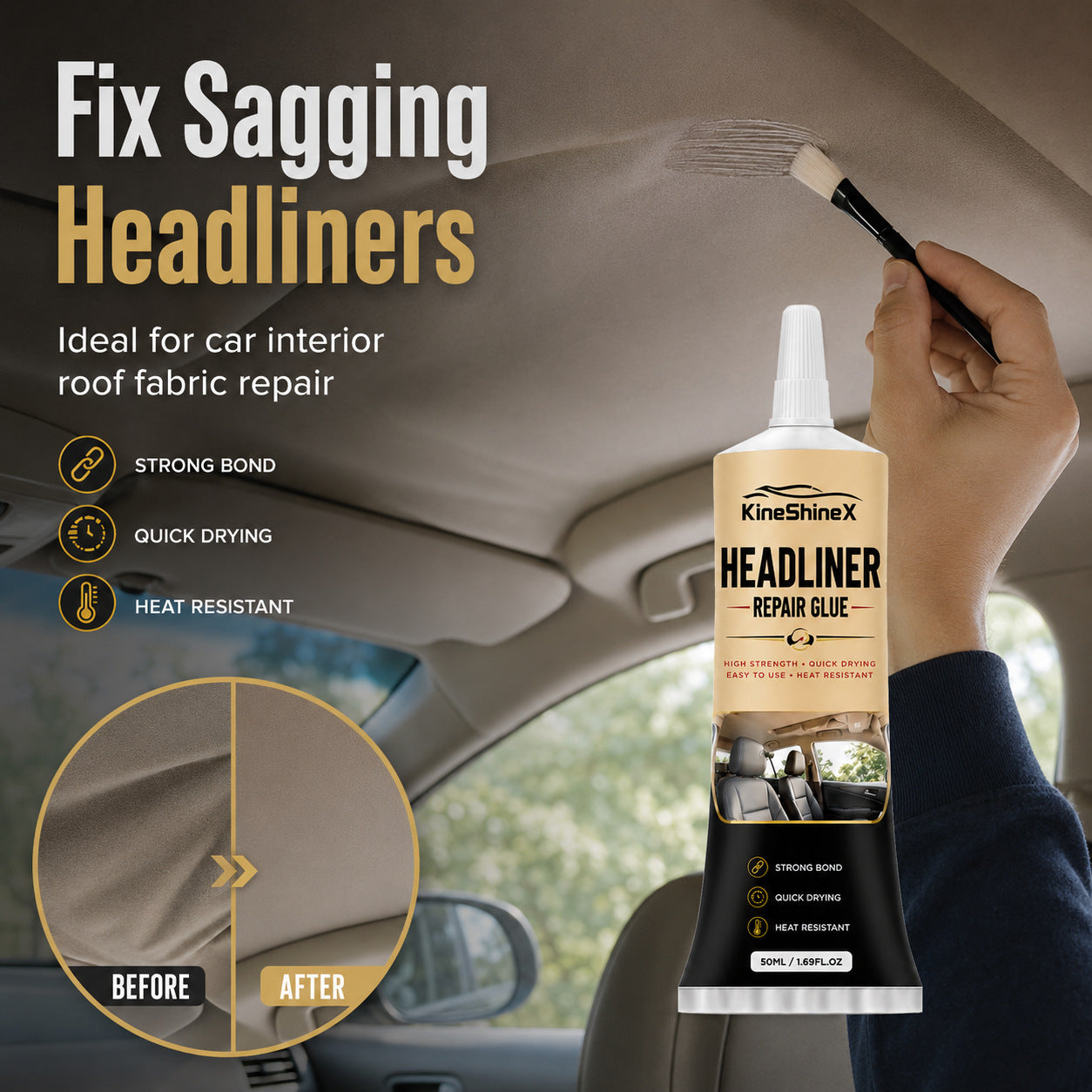 Car Headliner Repair Glue