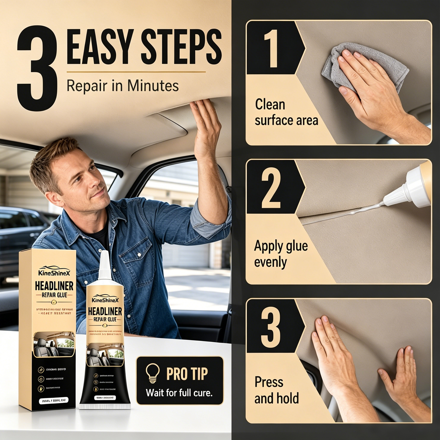 Car Headliner Repair Glue