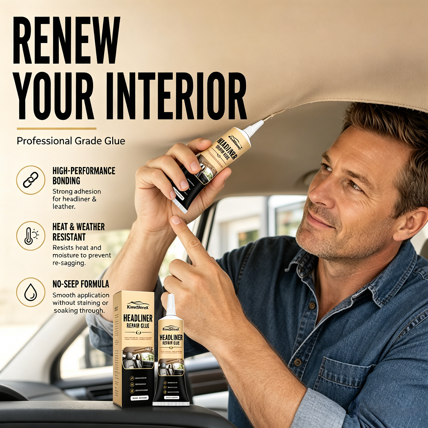 Car Headliner Repair Glue