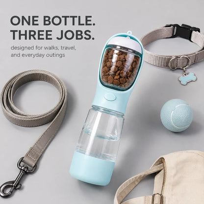 3-in-1 Dog Travel Water Bottle
