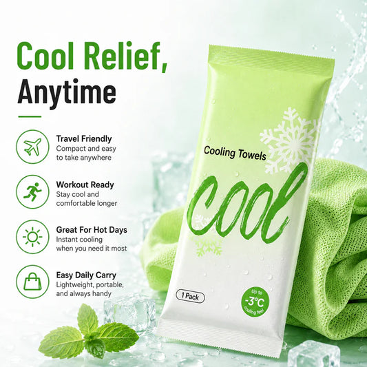 Instant Cooling Body Towel Wipes