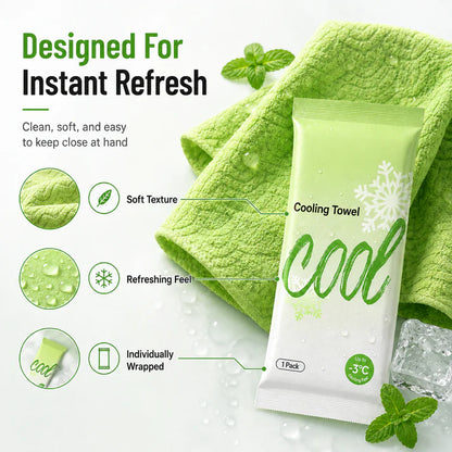 Instant Cooling Body Towel Wipes