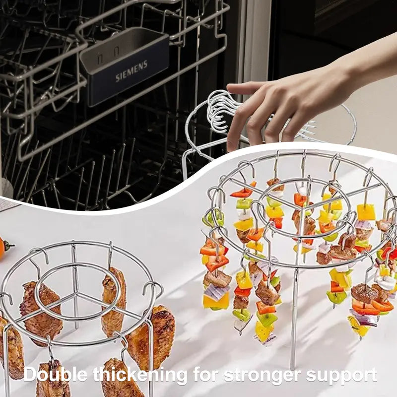2 Counts Air Fryer Skewer Rack