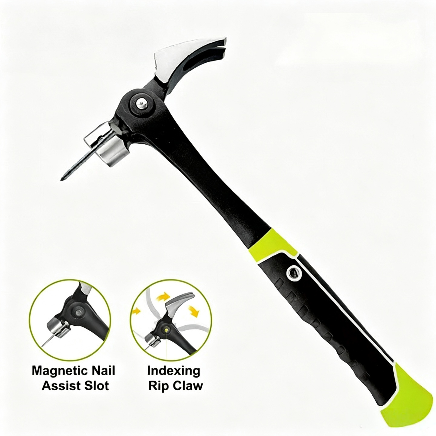 Claw Hammer with Magnetic Nail Starter