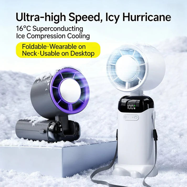 🔥🔥2026 Flagship 5-in-1 Foldable Handheld Cooling Fan