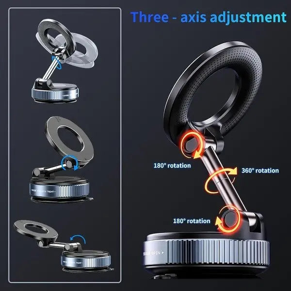 Foldable Magnetic Car Phone Holder