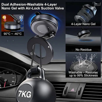 Foldable Magnetic Car Phone Holder