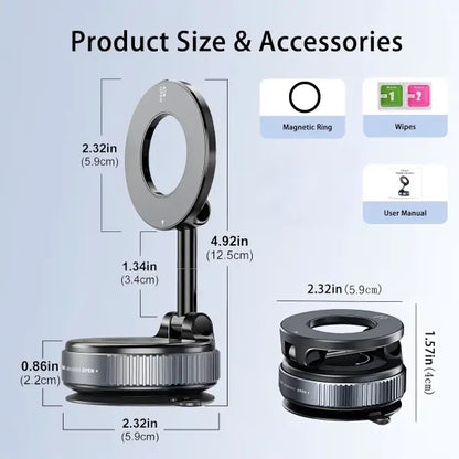 Foldable Magnetic Car Phone Holder