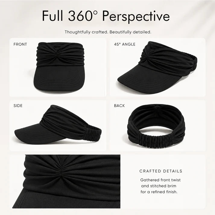 Women's UPF 50+ UV Protection Sun Visor Hat