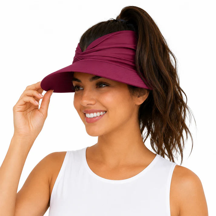 Women's UPF 50+ UV Protection Sun Visor Hat